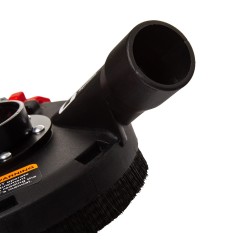 Coperchio antipolvere per smerigliatrici 115125 mm con aspirazione efficiente e accesso angoli